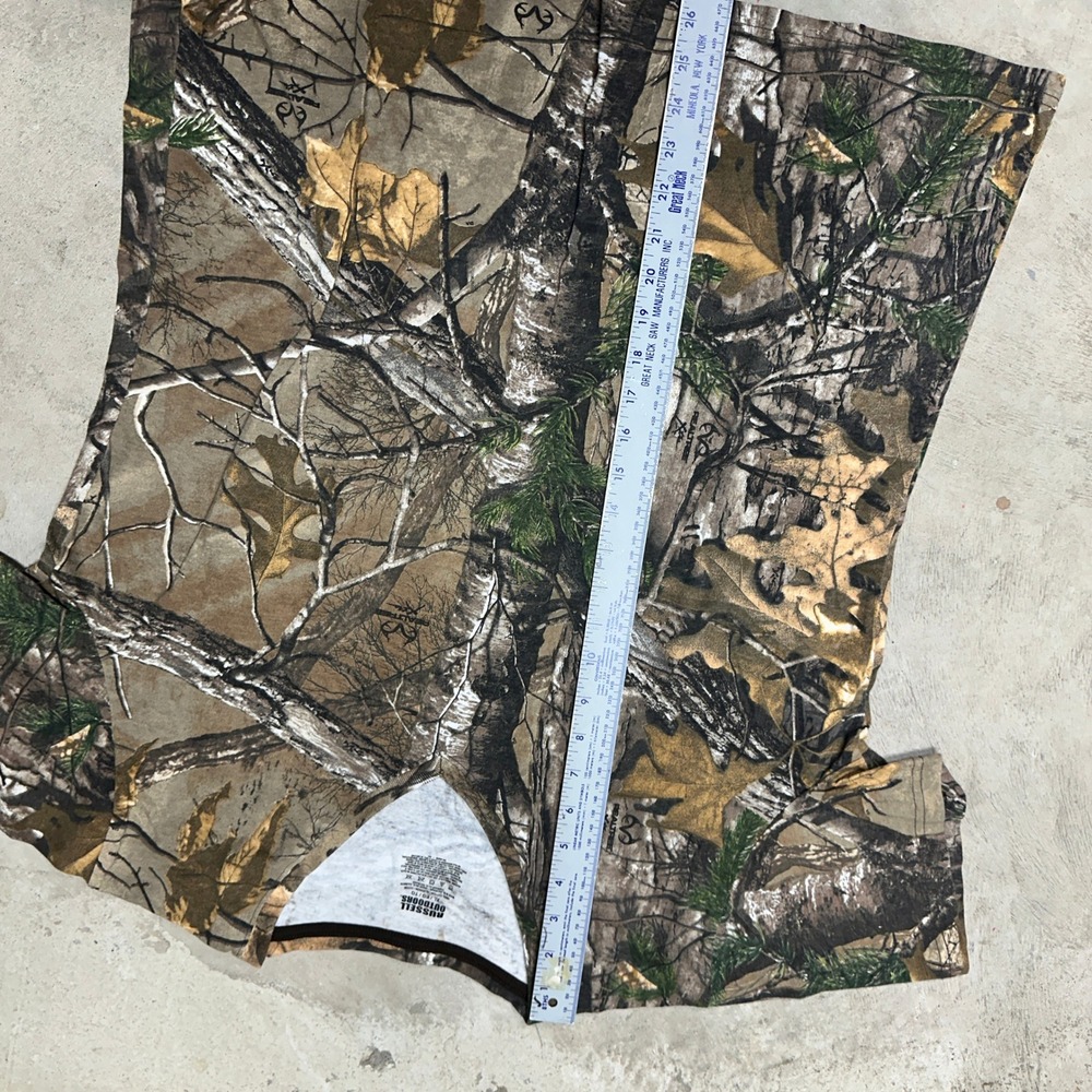 Russell Outdoors Womens XL RealTree Camo‎ V Neck T Shirt Hunting Top - Picture 4 of 7